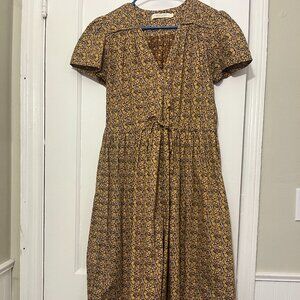 Christy Dawn Dawn Dress Gold Floral